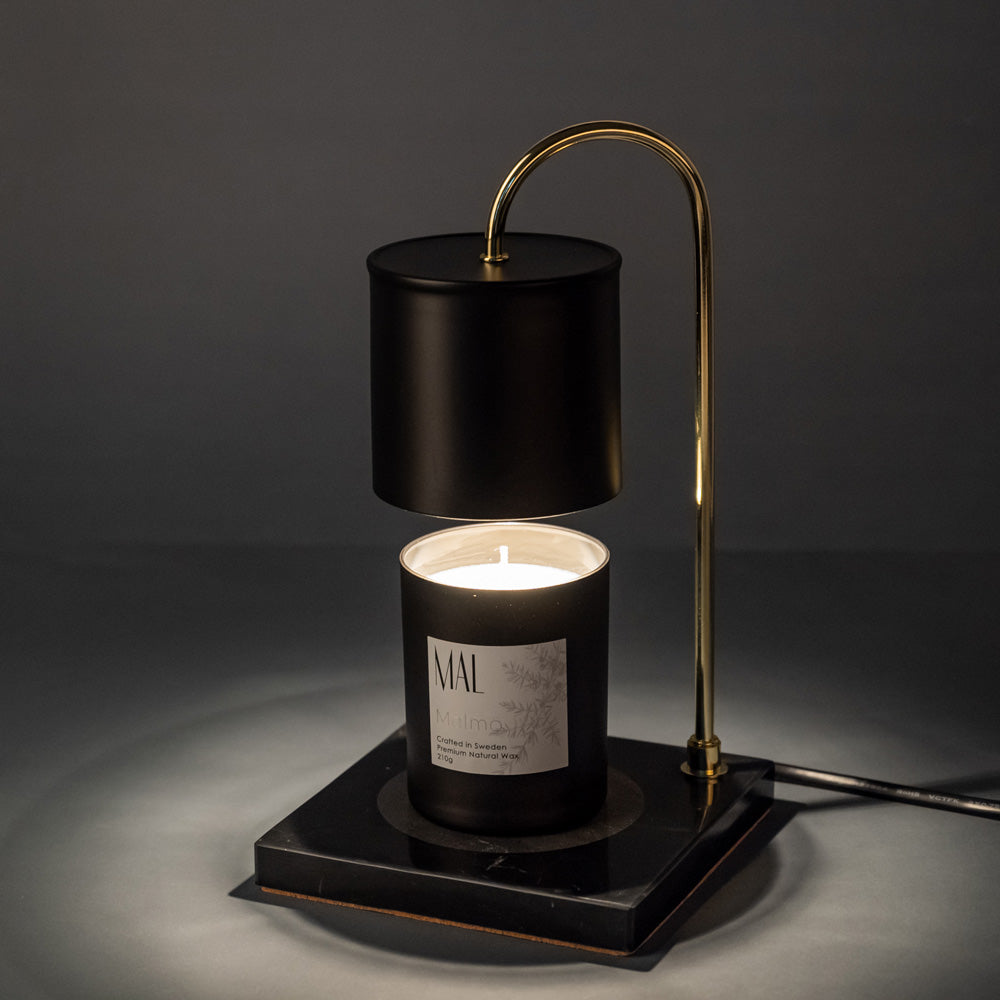 Vana Candles Candle Warmer - Black Marble